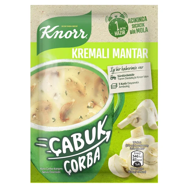 Knorr Kremalı Mantar 19 gr Çabuk Çorba - Görsel 4