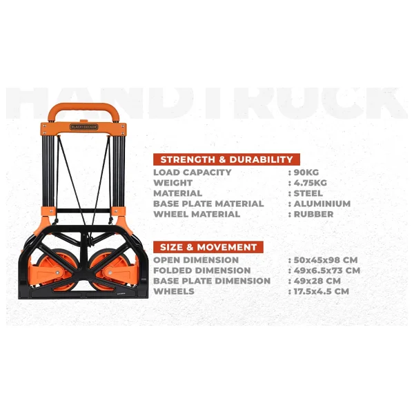 Black+Decker Bh202 90 Kg Katlanır El Arabası - Görsel 4