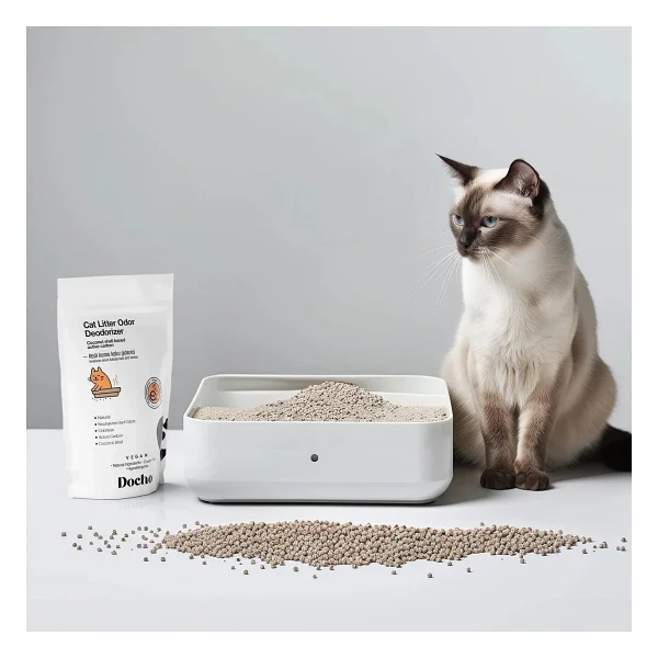 Docho Kedi Kumu Koku Giderici Aktif Karbon 400 Gr Ve Koku Ve Leke Çıkarıcı Enzimatik Sprey 500 Ml Seti - Görsel 7