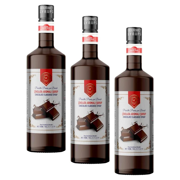 Nish Karamel Aromalı İçecek Şurubu 700 Ml - Görsel 4