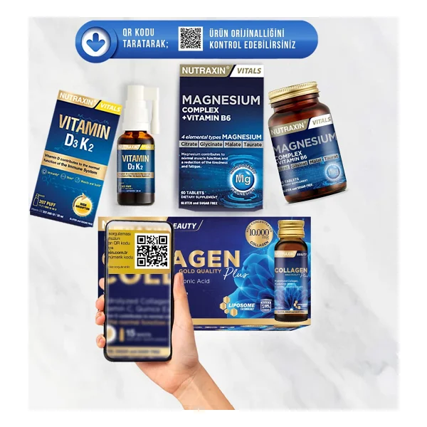 Nutraxin Magnesium Complex + Vitamin B6 60 Tablet - Görsel 10