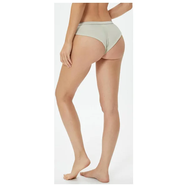 Koton Kadın Normal Bel Kumaş Detaylı Brief Külot, Gri (035), XS - Görsel 4