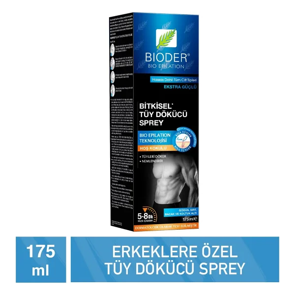 Bioder Erkek 175 ml 2 Adet Tüy Dökücü Sprey - Görsel 2