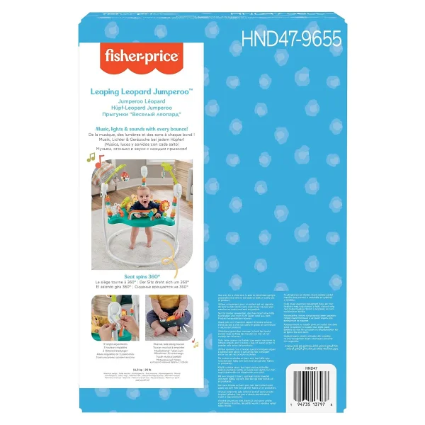 Fisher Price Sevimli Leopar Jumperoo HND47 - Görsel 6