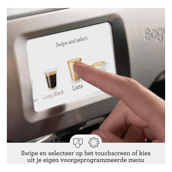 Sage The Barista Touch Ses880 Bss Yarı Otomatik Espresso Makinesi - Görsel 3