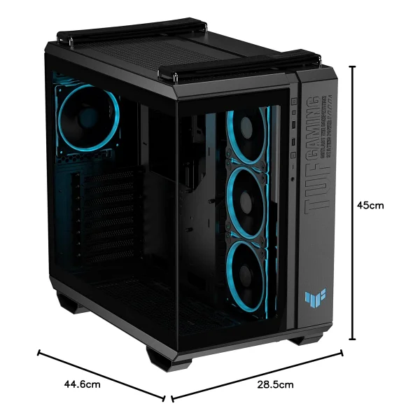 Asus Tuf Gaming Gt502 Horizon Fansız Atx Oyuncu Kasası - Görsel 9