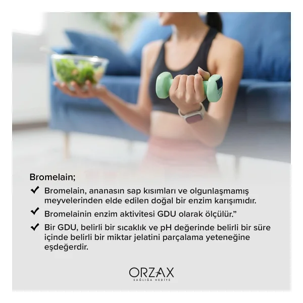 Ocean Bromelain 500 mg 30 Kapsül - Görsel 4