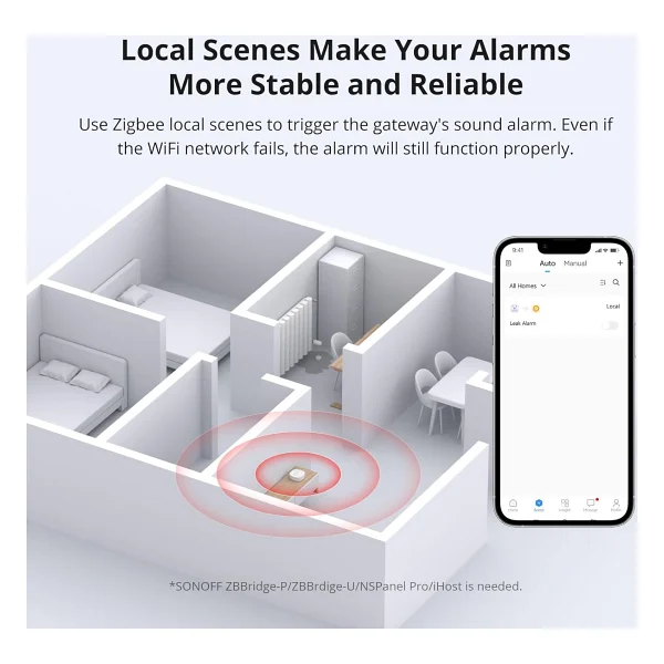 Sonoff Snzb-05p Zigbee Akıllı Su Sensörü Ve Kablosu - Görsel 8