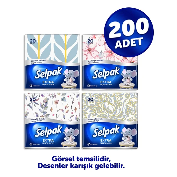 Selpak 20'li Deluxe Peçete - Görsel 2