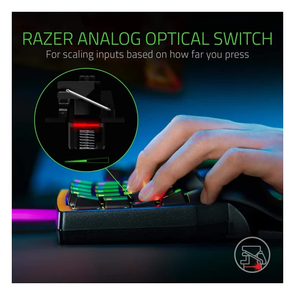 Razer Tartarus Pro Analog Optical Switch Kablolu Oyuncu Klavyesi - Görsel 3