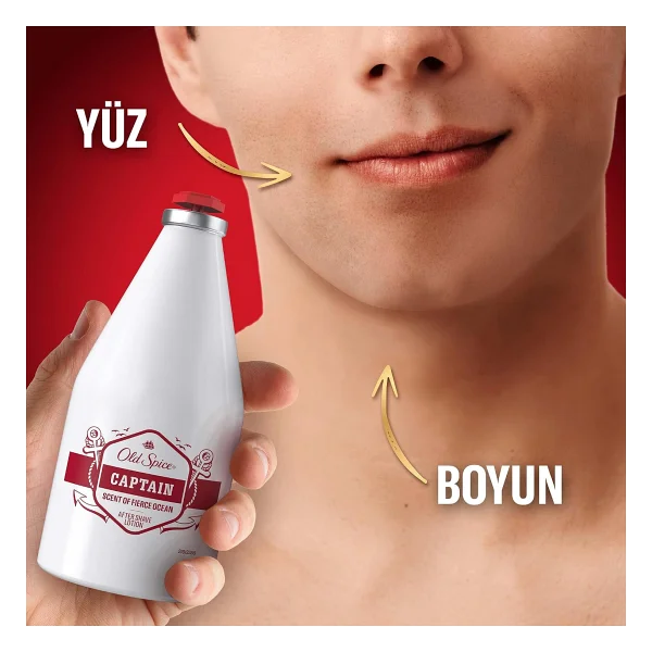 Old Spice Captain After Shave 100 Ml Tıraş Losyonu - Görsel 8