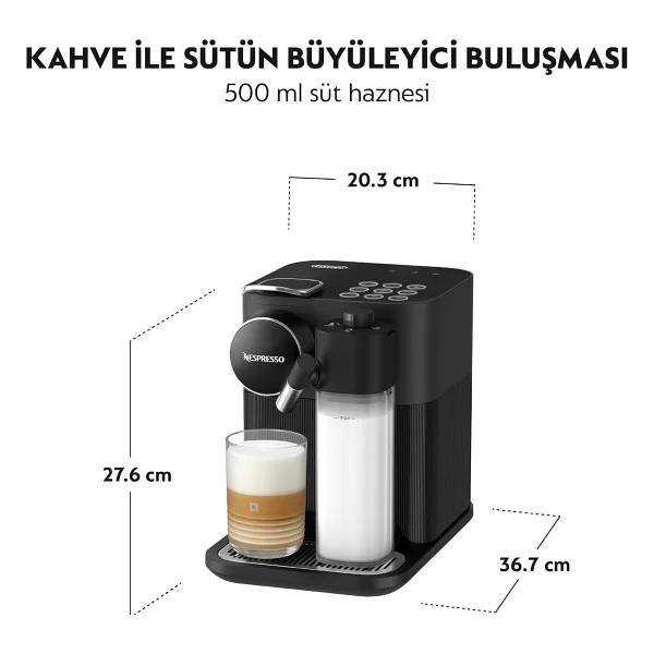 Nespresso F541 Gran Lattissima Kapsül Kahve Makinesi - Görsel 4