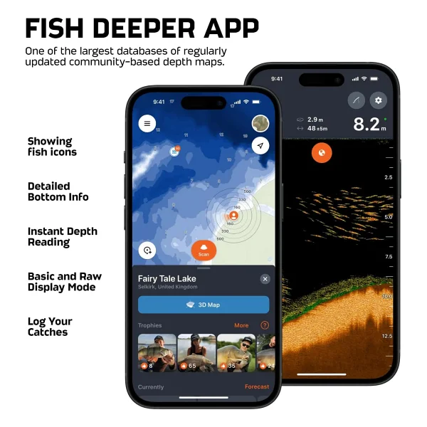 Deeper Smart Sonar Chırp+2 Gps Balık Bulucu - Görsel 5