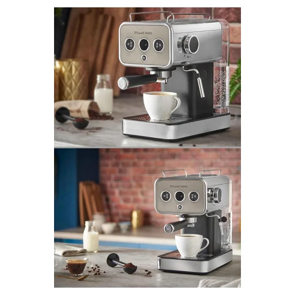 Russell Hobbs Distinctions 26452-56 Titanium Manuel Espresso Makinesi - Görsel 2