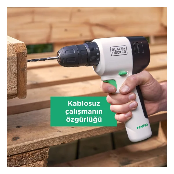 Black+Decker Revdd12a80 Reviva 12 V Matkap - Görsel 4