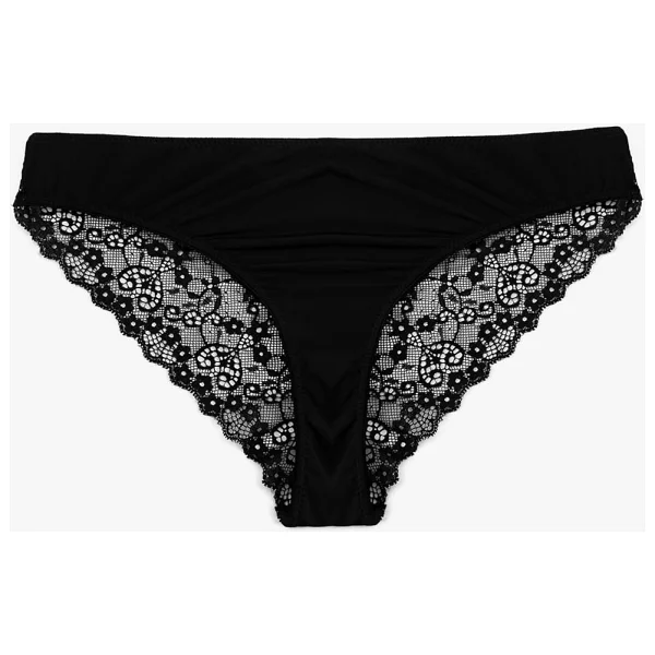 Koton Arkası Dantelli Brazilian Külot - Görsel 4