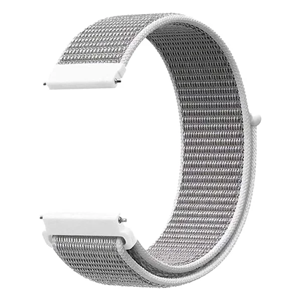 Microsonic Samsung Galaxy Watch 5 Pro 45mm Hasırlı Woven Sport Loop Beyaz Kordon - Görsel 2