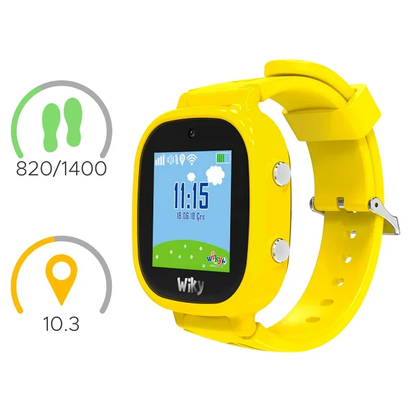Wiky Watch 5e Sarı Akıllı Çocuk Saati - Görsel 6