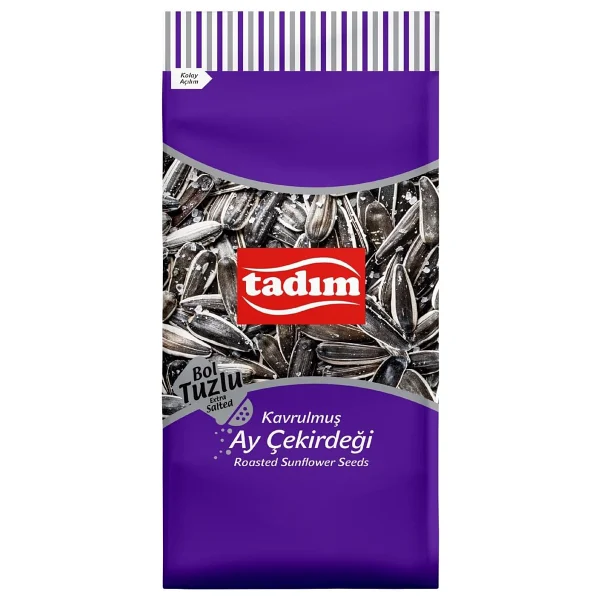 Tadım Ayçekirdeği 180 Gr Kavrulmuş Siyah Ve Bol Tuzlu 6 Li Karma Paket - Görsel 3