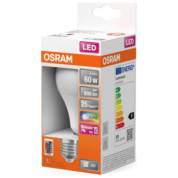 Osram 9 W-60 W E27 RGB Kumandalı LED Ampul - Görsel 5
