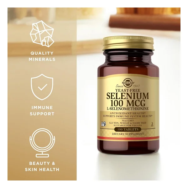 Solgar Selenium 100 mcg 100 Tablet - Görsel 6