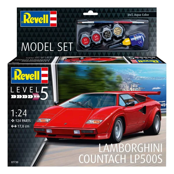 Revell 1:24 Lamborghini Countach Lp500s 07730 Maket Kiti - Görsel 2