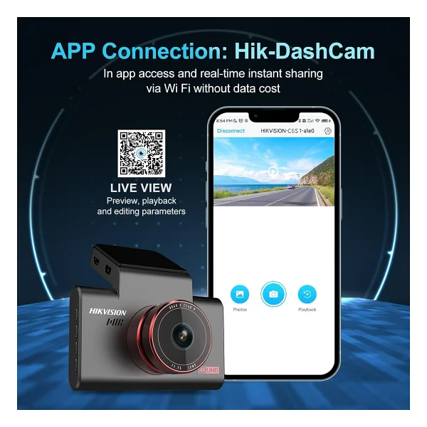 Hikvision Ae-Dc8312-C6s 4K Ön Araç Kamerası - Görsel 6