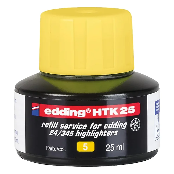 Edding Htk 25 Pembe Fosforlu Kalem Yedek Mürekkebi - Görsel 8