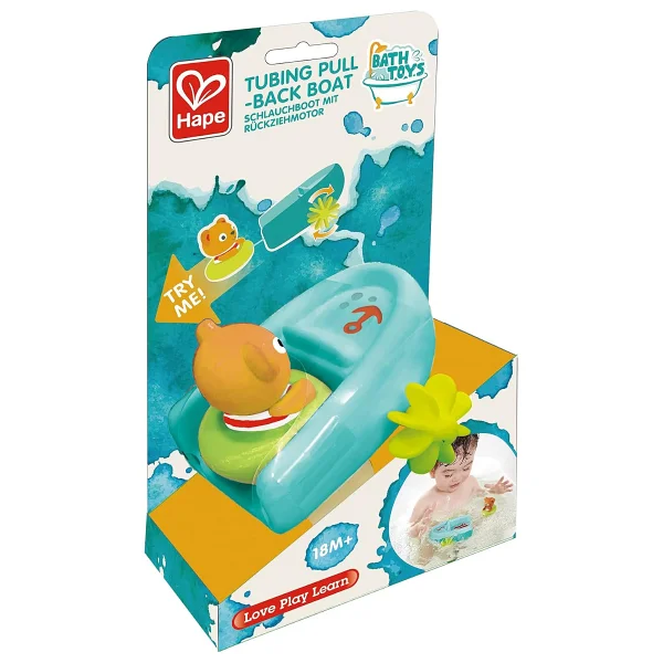 Hape Çek-Bırak Tekne Ve Ayıcık Banyo Oyuncağı - Görsel 6