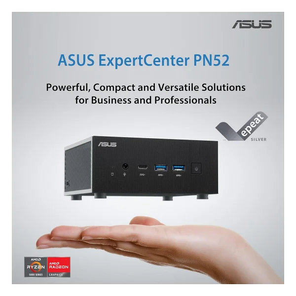 Asus Pn52-B-S9057md AMD Ryzen 9 R9-5900hx Barebone (RAM Yok, Dısk Yok) Freedos Mini Masaüstü PC - Görsel 2