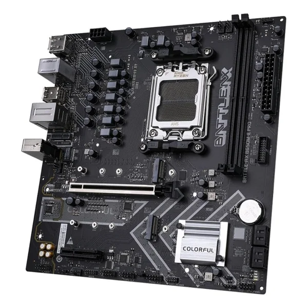 Colorful BATTLE-AX B650M-E PRO V14 AMD AM5 DDR5 Micro ATX Anakart - Görsel 2