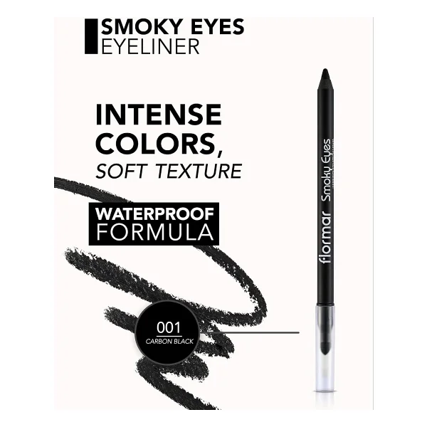 Flormar Smokey Eyes Waterproof 005 Deep Purple Göz Kalemi - Görsel 3