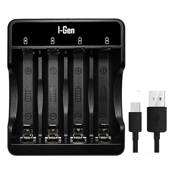 I-Gen G429 Usb Pil Şarj Aleti + Pro 2950 mAh 4'lü AA Kalem Pil - Görsel 5