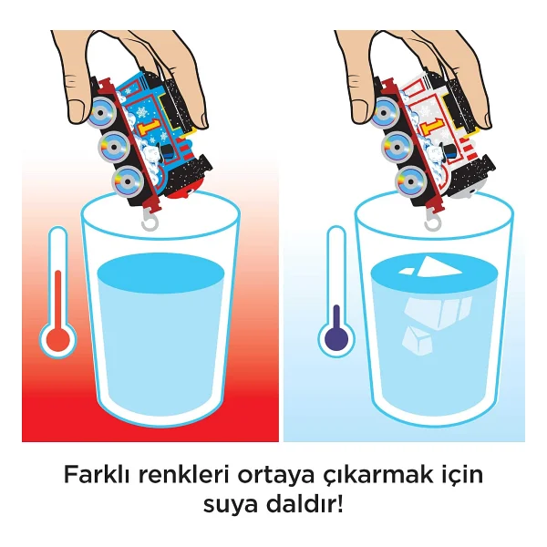Thomas Ve Arkadaşları Renk Değiştiren Küçük Trenler 3'lü Paket Hnp82 - Görsel 3