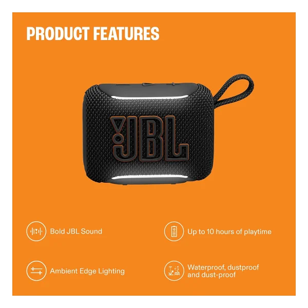 Jbl Go 5 Mor Bluetooth Hoparlör - Görsel 4