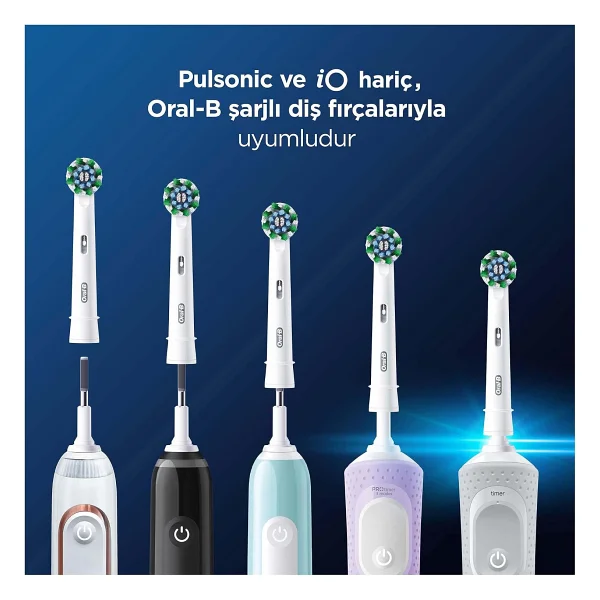Oral-B Pro Cross Action X-Filament 4'lü Diş Fırçası Başlığı - Görsel 6