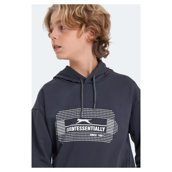 Slazenger Layo Kapüşonlu Çocuk Sweatshirt - Görsel 3