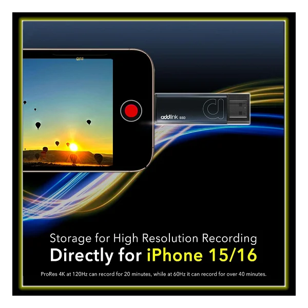 Addlink P50 AD2TBP50DK USB 3.2 2 TB Taşınabilir SSD - Görsel 4