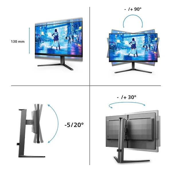 Philips 25m2n5200u/00 24.5" 1 Ms Full HD Ips 390 Hz Oyuncu Monitörü - Görsel 5