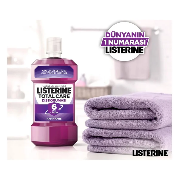 Listerine Total Care 1 Lt Gargara - Görsel 6