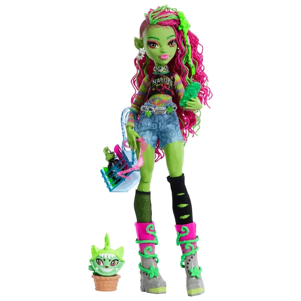 Monster High Acayip Havalı Arkadaşlar Venus Mcflytrap Hrp81 - Görsel 3
