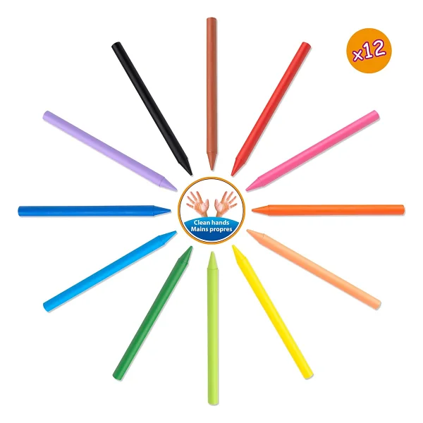 Bic Kids Plastidecor Silinebilir 12'li Pastel Boya - Görsel 3