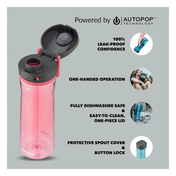 Contigo Jackson Autopop 720 Ml Tritan Matara - Görsel 2