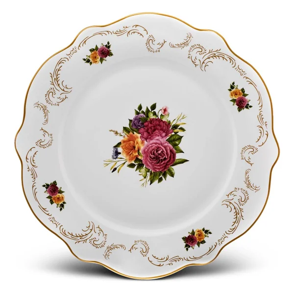 Karaca Forever Bone Antique 24 Parça 6 Kişilik Yemek Takımı - Görsel 8