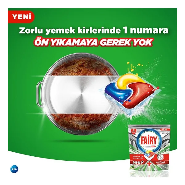 Fairy Platinum Plus Bulaşık Makinesi Tableti 60'lı - Görsel 4