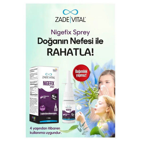 Zade Vital Nigefix Nazal Sprey 15 Ml - Görsel 9