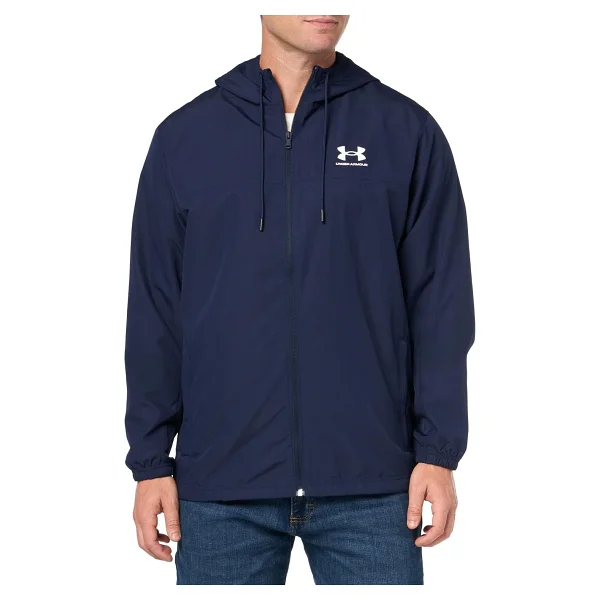 Under Armour Rival 1390149 Kapüşonlu Erkek Rüzgarlık - Görsel 6