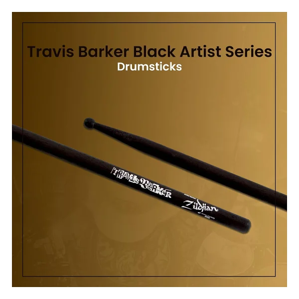 Zildjian ZASTBLK Travis Barker Signature Drumsticks Black - 2'li paket - Görsel 2