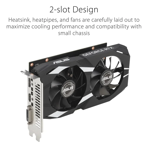 Asus Dual-RTX3050-O6G RTX3050 6GB GDDR6 HDMI/3xDP PCI-E 4.0 - Görsel 4