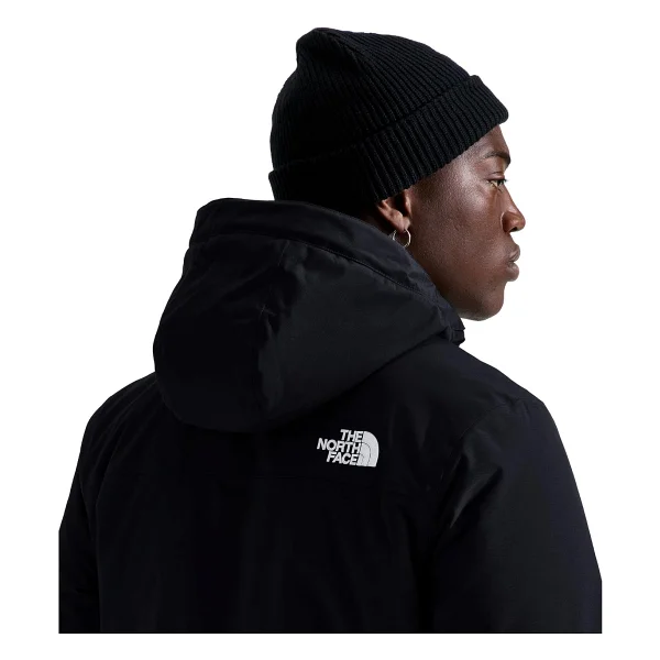 The North Face Zaneck Nf0a4m8hkx71 Kapüşonlu Kürklü Koyu Siyah Erkek Mont - Görsel 6